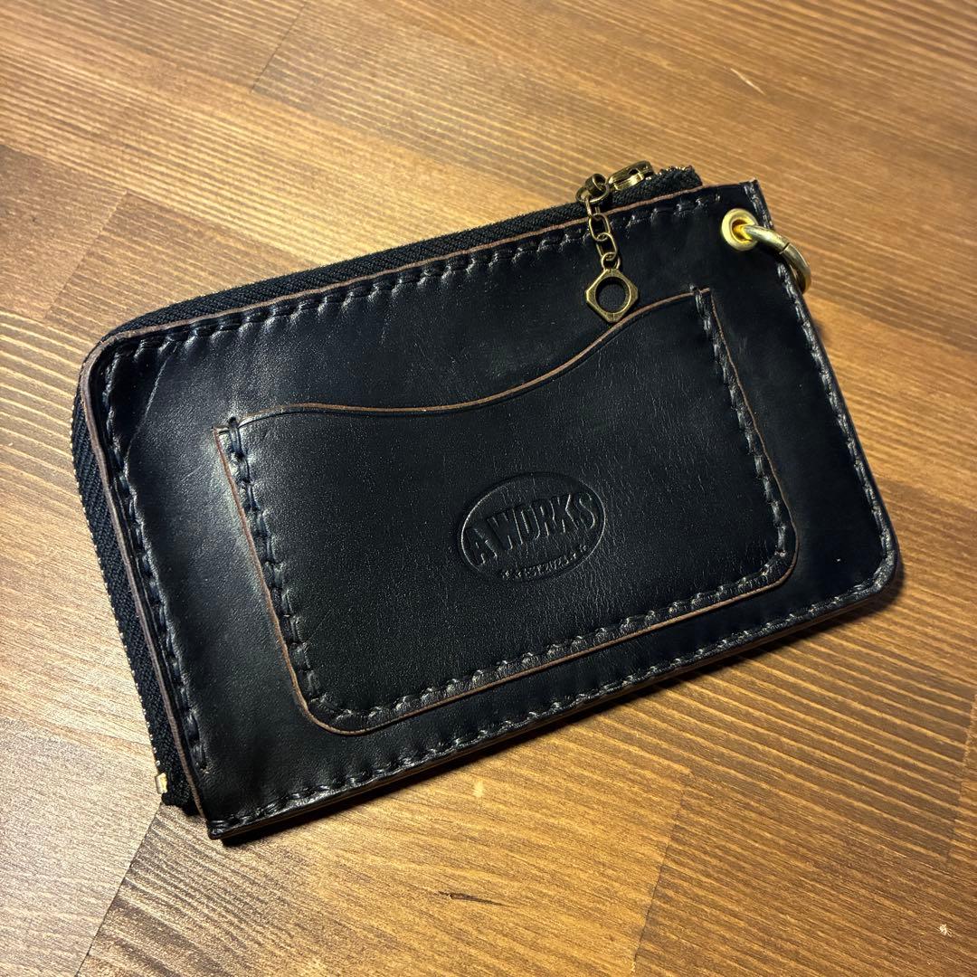 フラグメントケース　トラッカーウォレット　ホーウィン社　クロムエクセル　茶芯