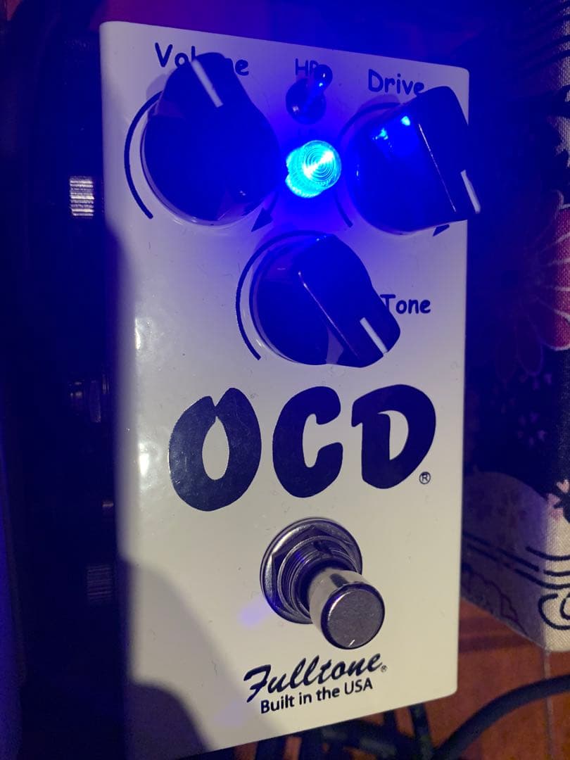 ほぼ未使用　動作確認済　Fulltone OCD V2 青色LED 箱あり