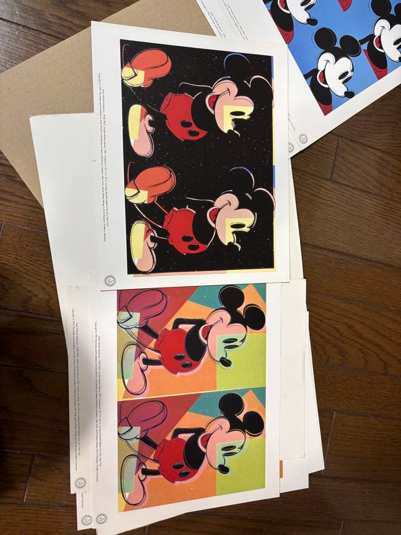 アンディ・ウォーホル　ミッキーマウス　プリント　レア　コレクション