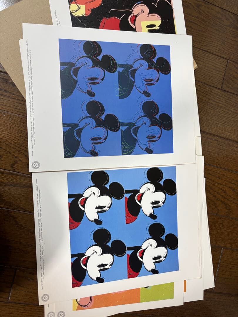 アンディ・ウォーホル　ミッキーマウス　プリント　レア　コレクション