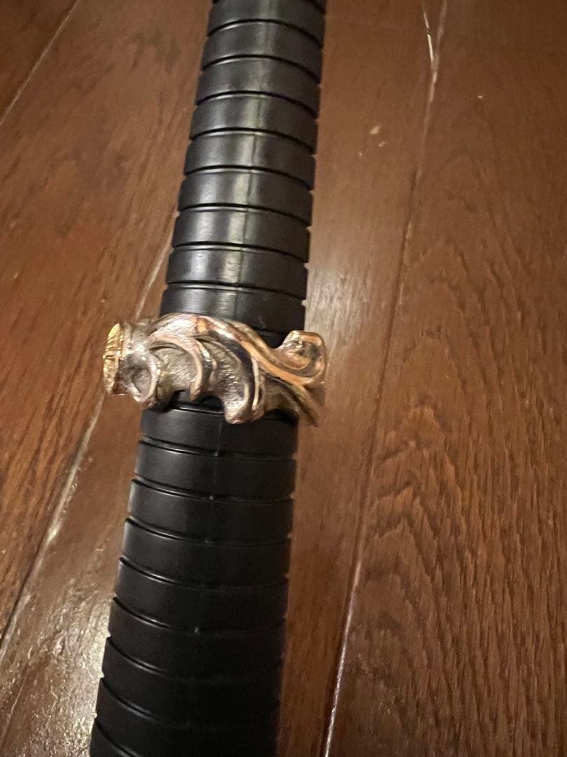 ル*ー様 アリゾナフリーダム　k18 とライバル　リング　廃盤品　希少