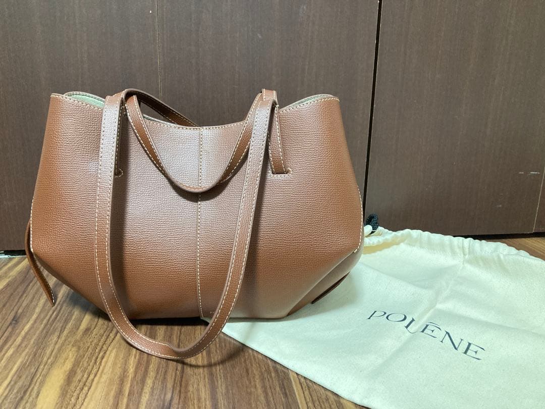 公式サイト購入　POLÈNE Cyme mini キャメル