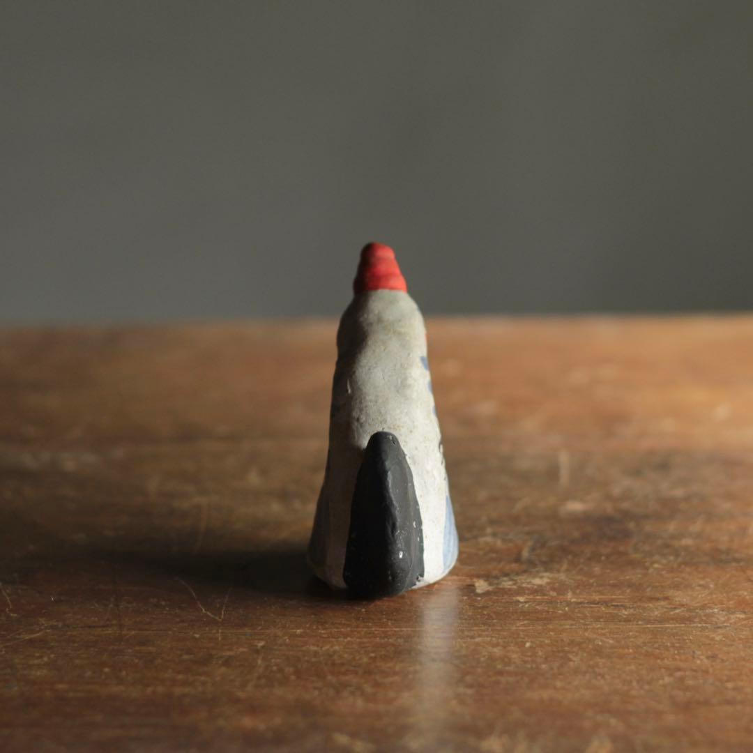 青森 土人形 鳥 鶏 福原英治郎？ 郷土人形 民芸 アンティーク オブジェ