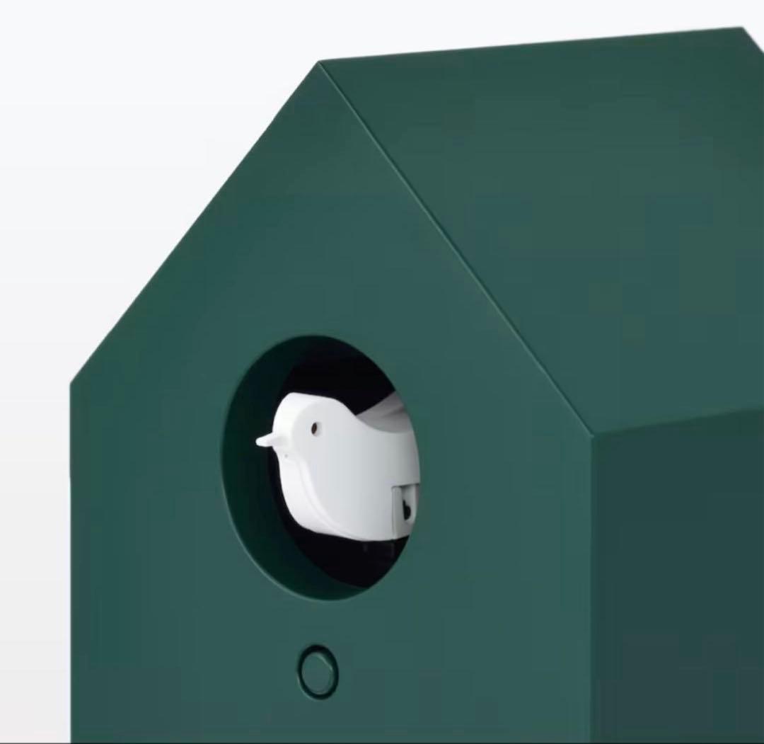 MUJI 鳩時計 ダークグリーン／ＭＪ－ＣＣＤＳ１未開封