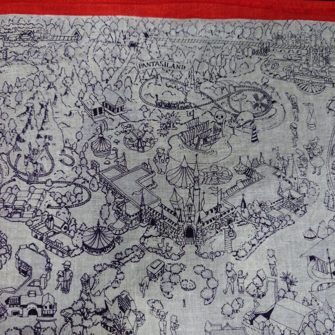 【昭和レトロ】【激レア】カリフォルニアディズニーランド　パーク地図柄　バンダナ