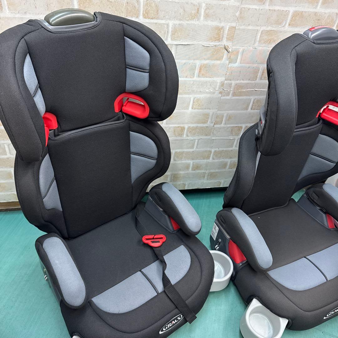 グレコ ハイバックジュニア　ジュニアシート　3才から　2台セット売り