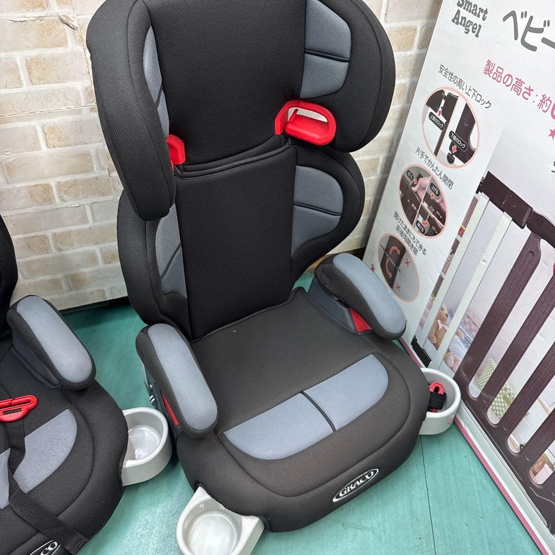 グレコ ハイバックジュニア　ジュニアシート　3才から　2台セット売り