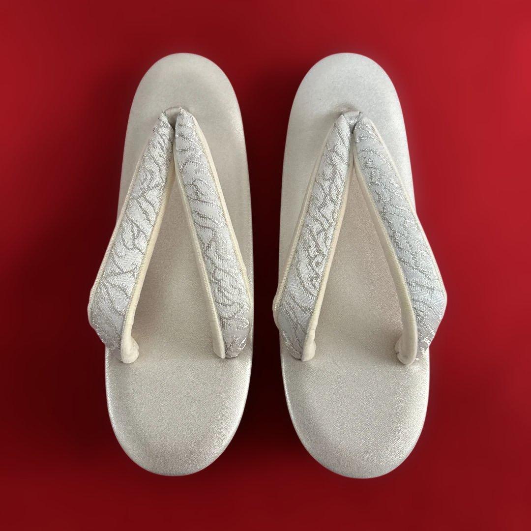 【和装小物】草履とバッグのセット　夢衣　日本製　Sサイズ　W7D-029