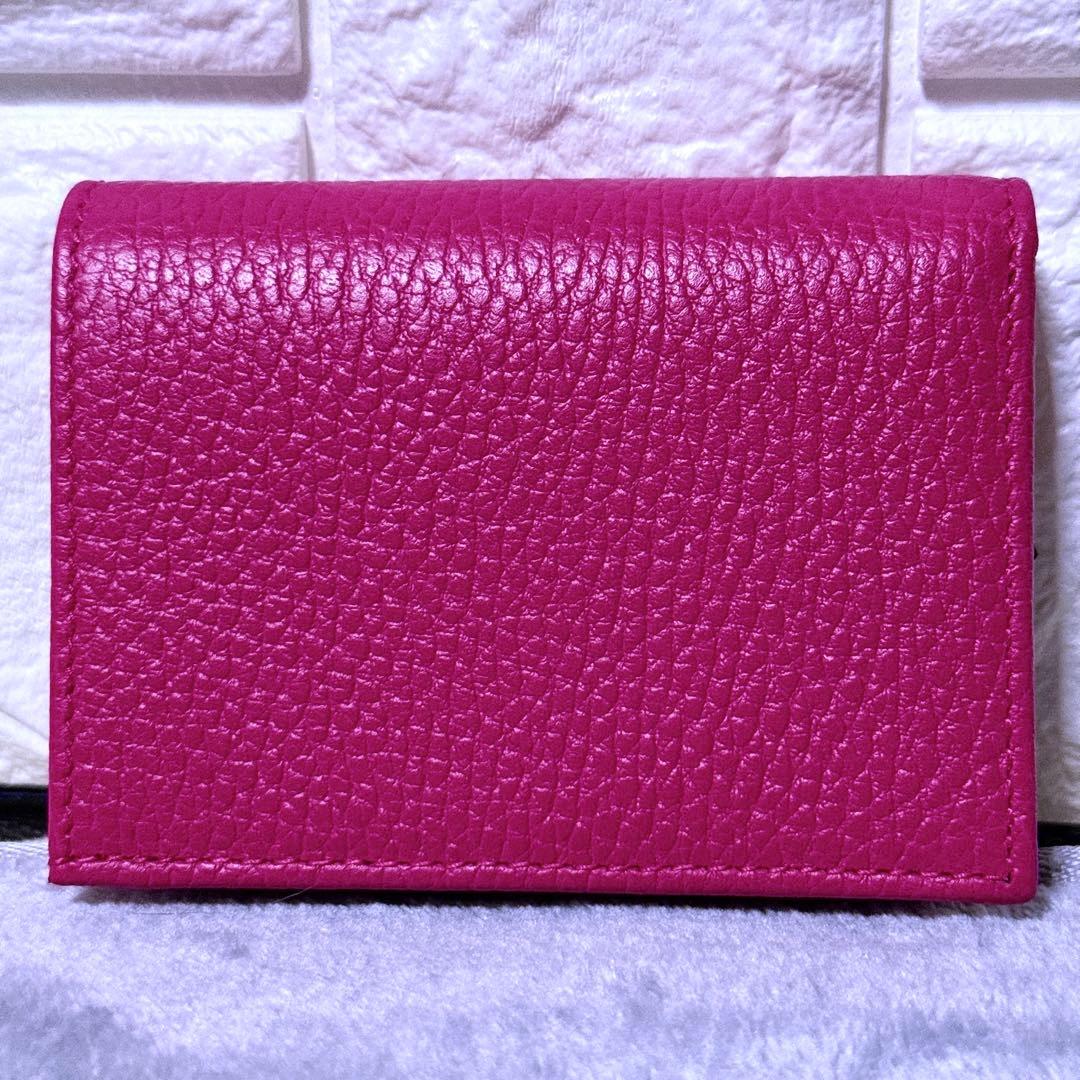 【未使用】GUCCI 折り財布 プチマーモント GG ゴールド金具 小銭入れ