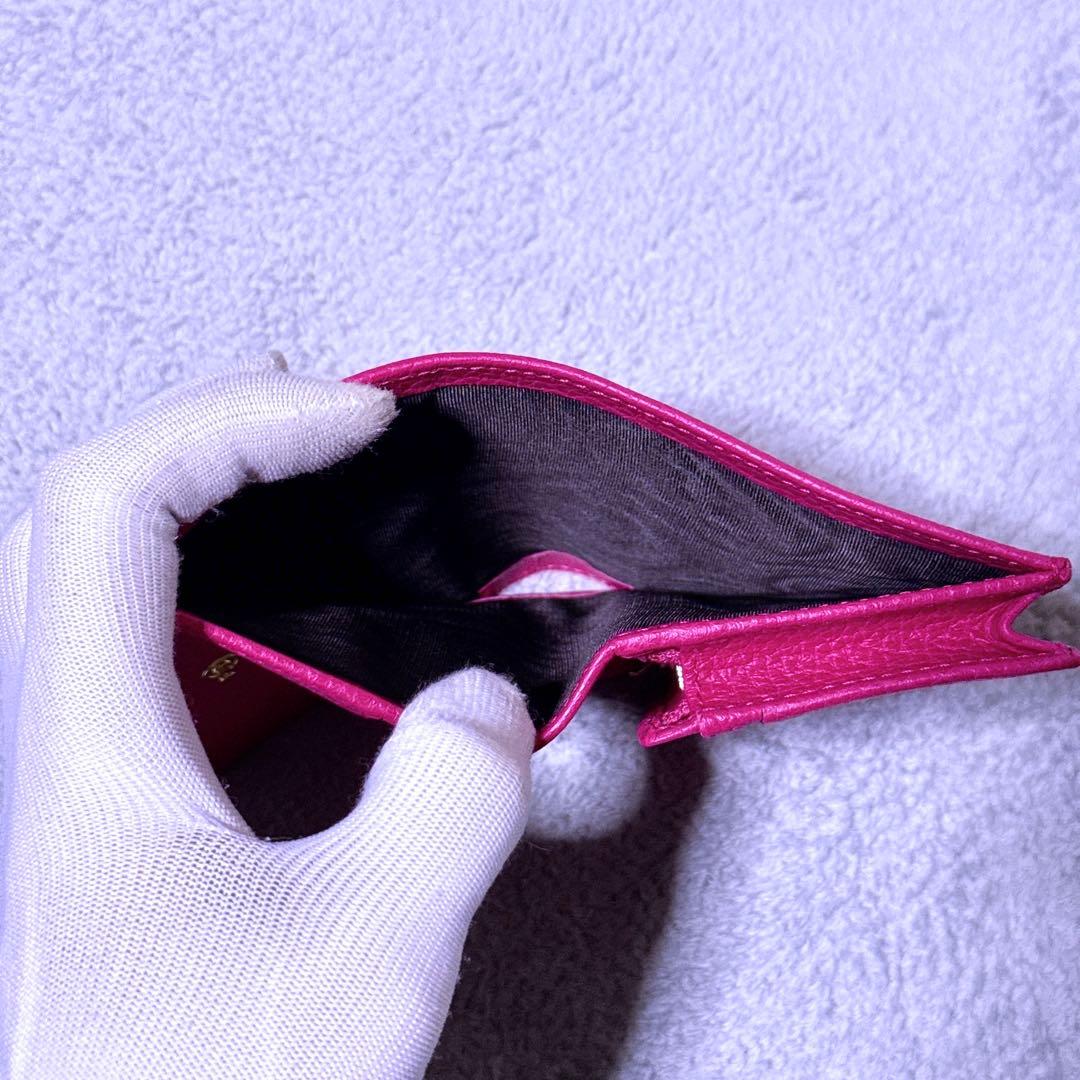 【未使用】GUCCI 折り財布 プチマーモント GG ゴールド金具 小銭入れ