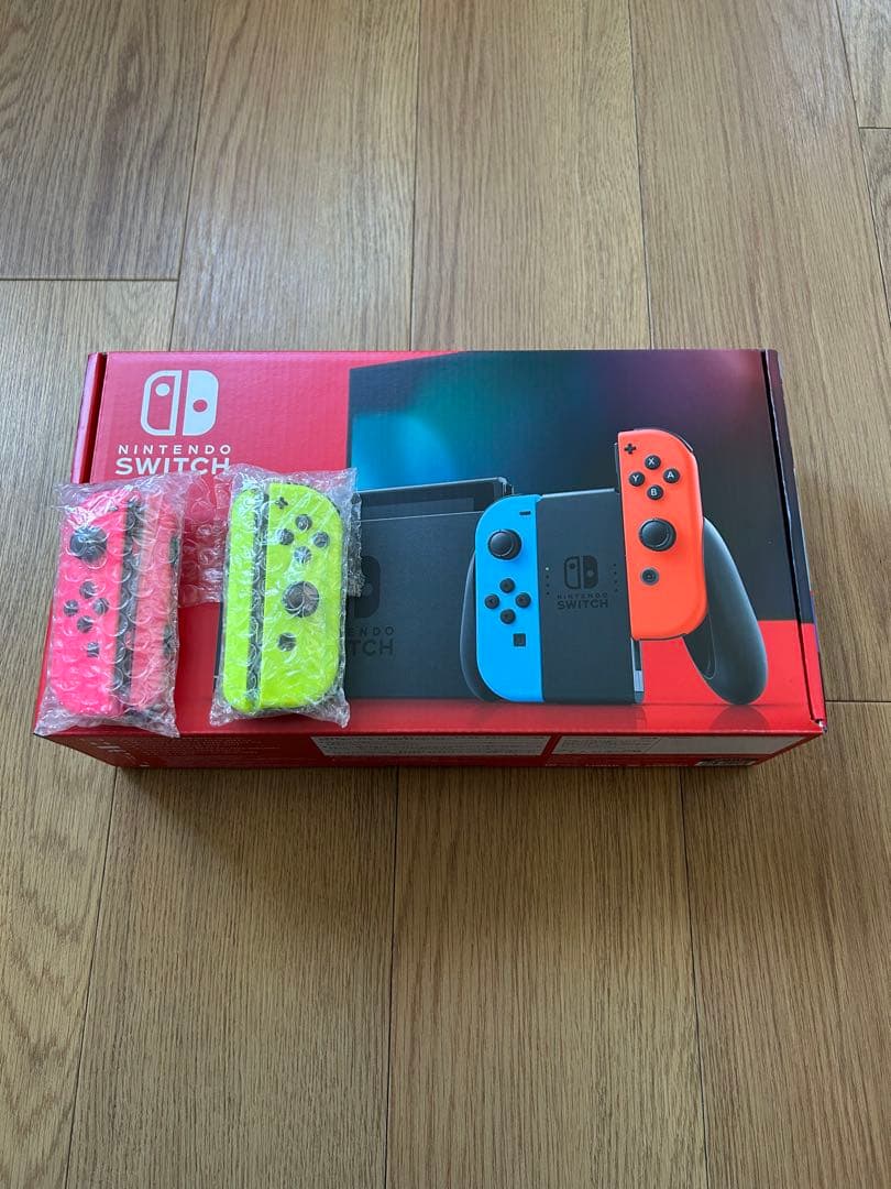 【新品同様】NintendoSwitch新モデル本体別売ジョイコン2個セット