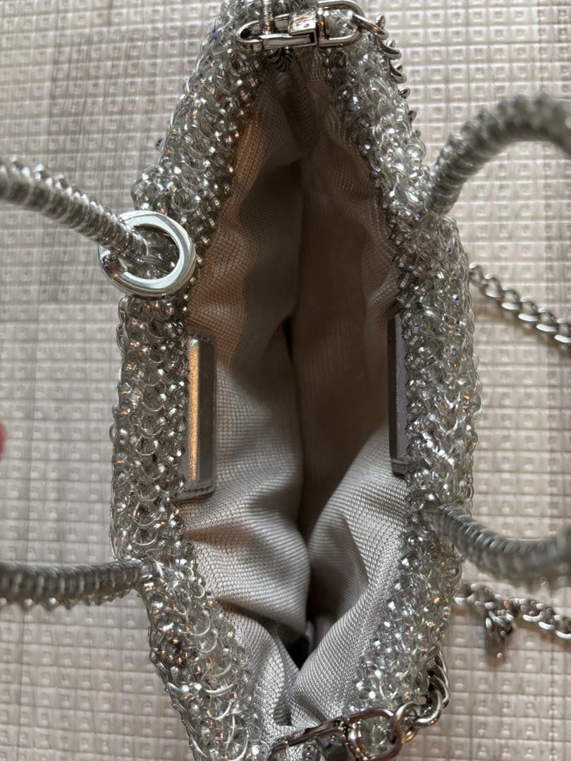 アンテプリマショルダーバッグ シルバー