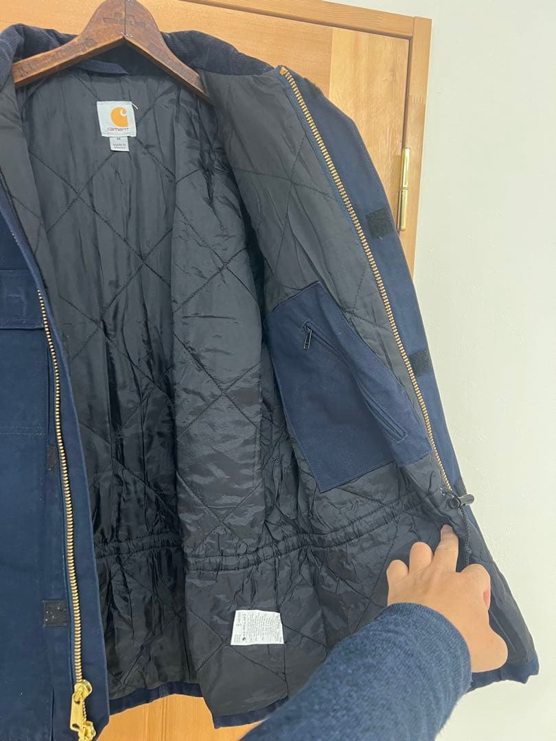 Carhartt ネイビー ジャケット トラディショナル　usa カーハート