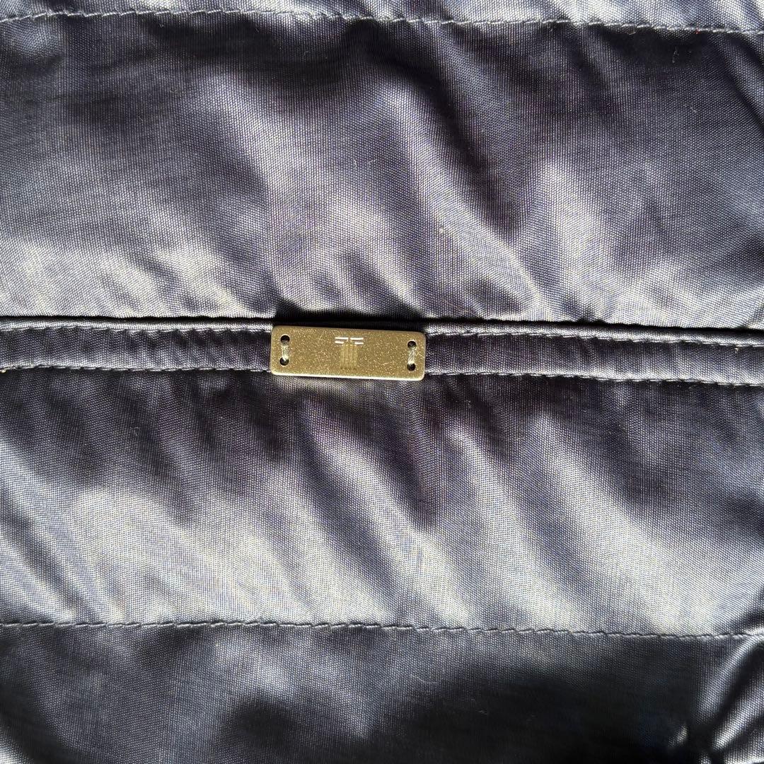 ランバンスポール 中綿ワンピース ネイビー ノースリーブ フード取外し可 40