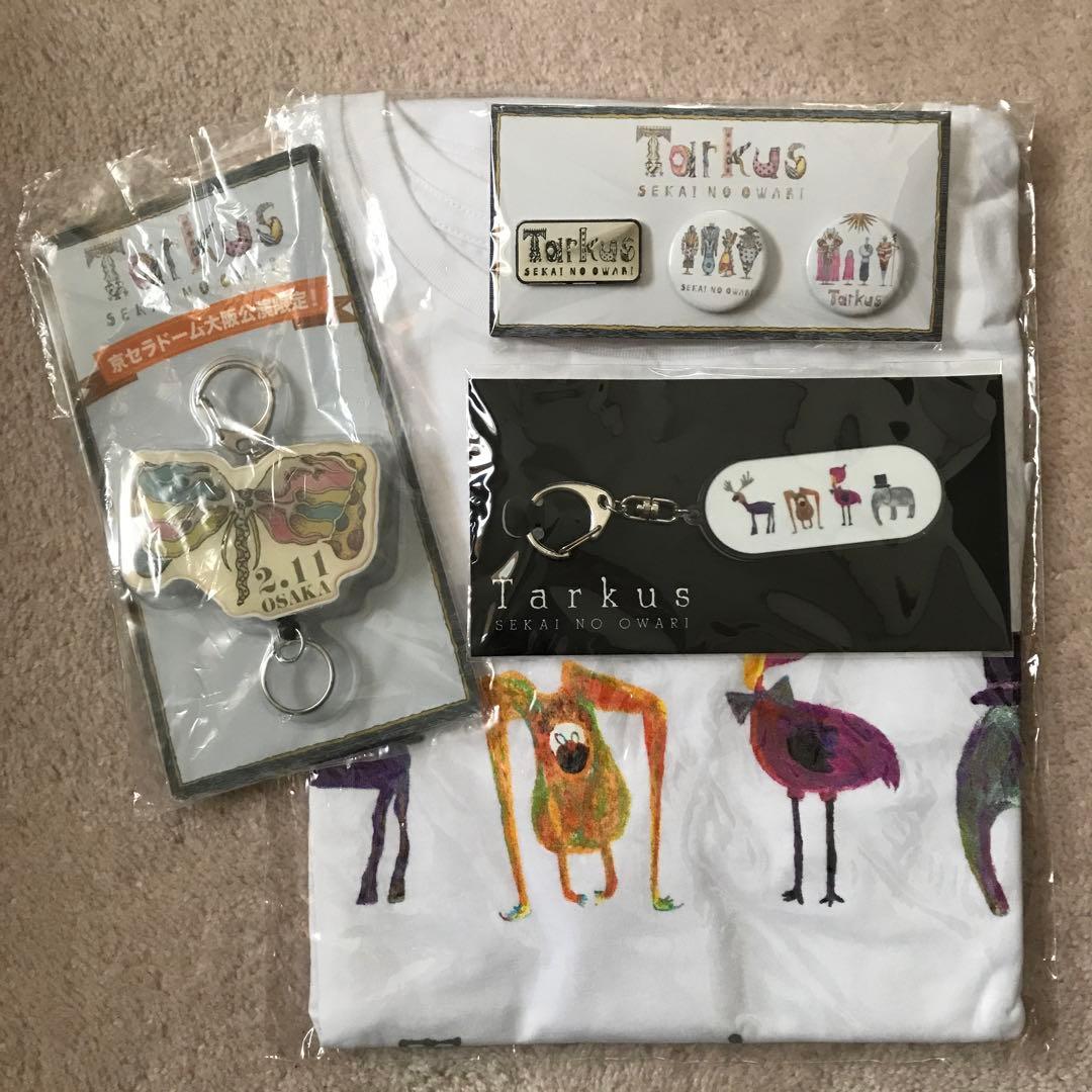 Tarkus Tシャツ(L) キーリール キーホルダー　バッジ