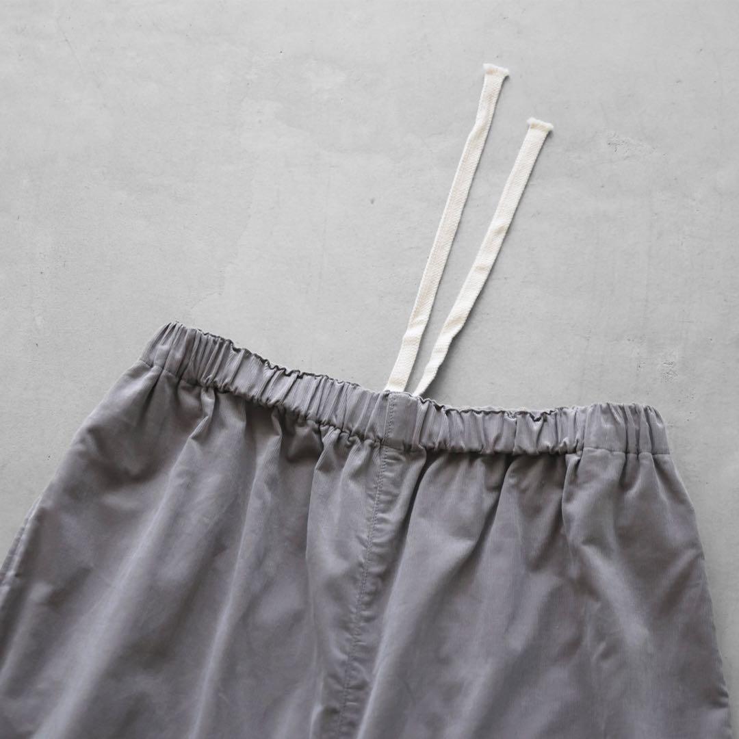 huis 遠州織物 みじんコール サルエルバルーンパンツ コーデュロイ