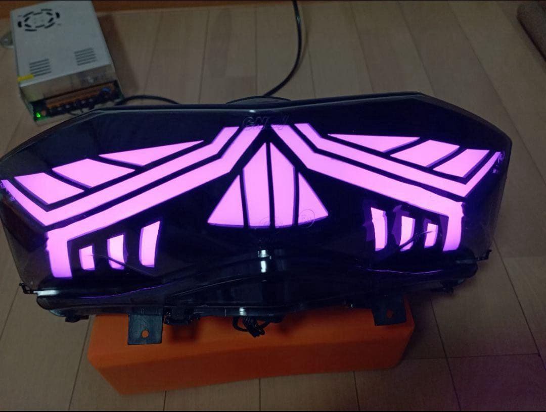 レインボーカラーシグナスXウインカーテールランプ4型sea5jsed8流れる