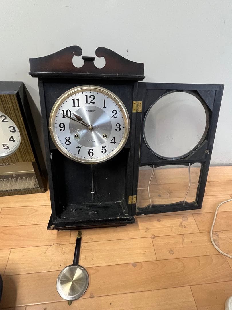 振り子時計 ゼンマイ式 4個まとめて　SEIKO セイコー社アンティーク
