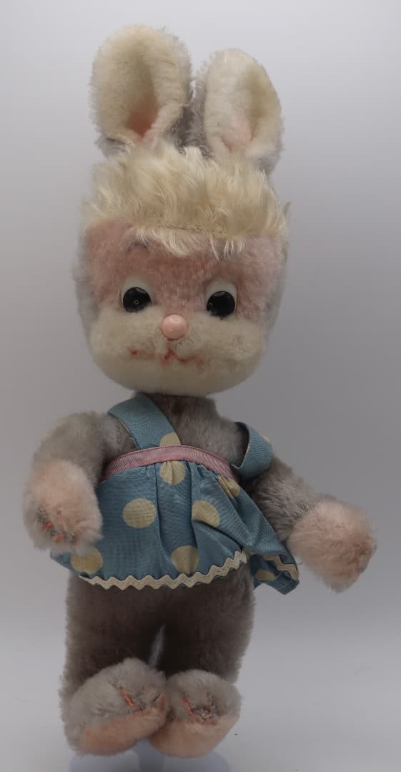 シュコー・ビゴベロ 女の子のウサギのぬいぐるみ 33cm ビンテージ品