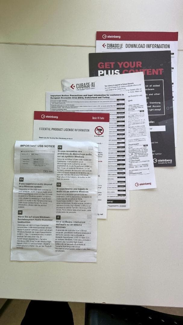 スタインバーグ Steinberg USB3.0 オーディオインターフェイス U