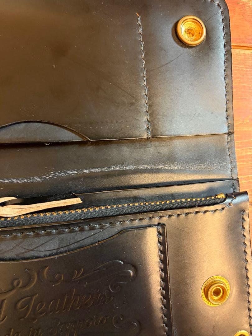 【年始セール】トラッカーウォレット ナイルクロコダイル コードバン