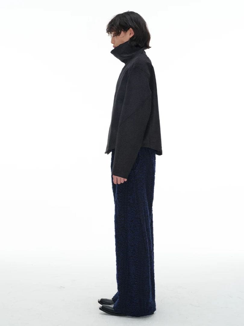 JCAESAR ZIPPER-JACKET WITH H斜めジップジャケット短丈