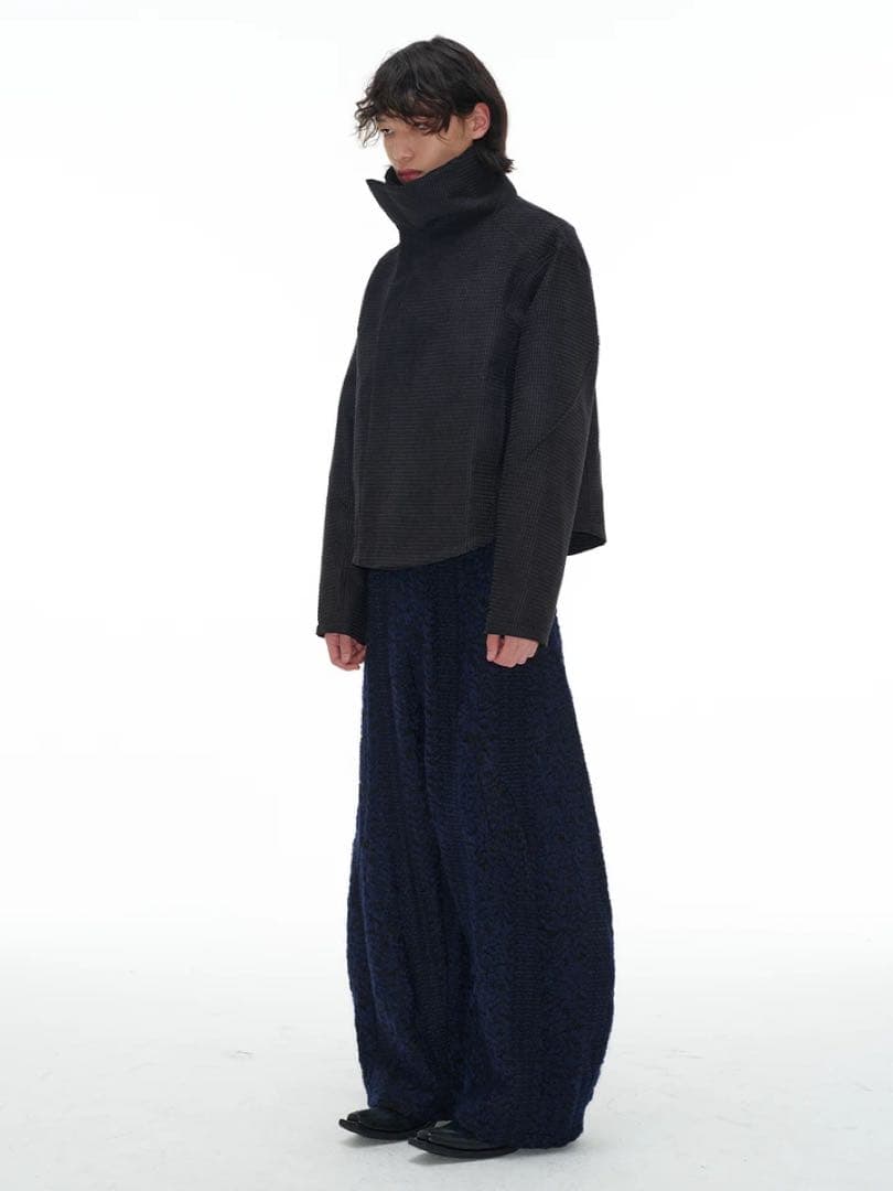 JCAESAR ZIPPER-JACKET WITH H斜めジップジャケット短丈