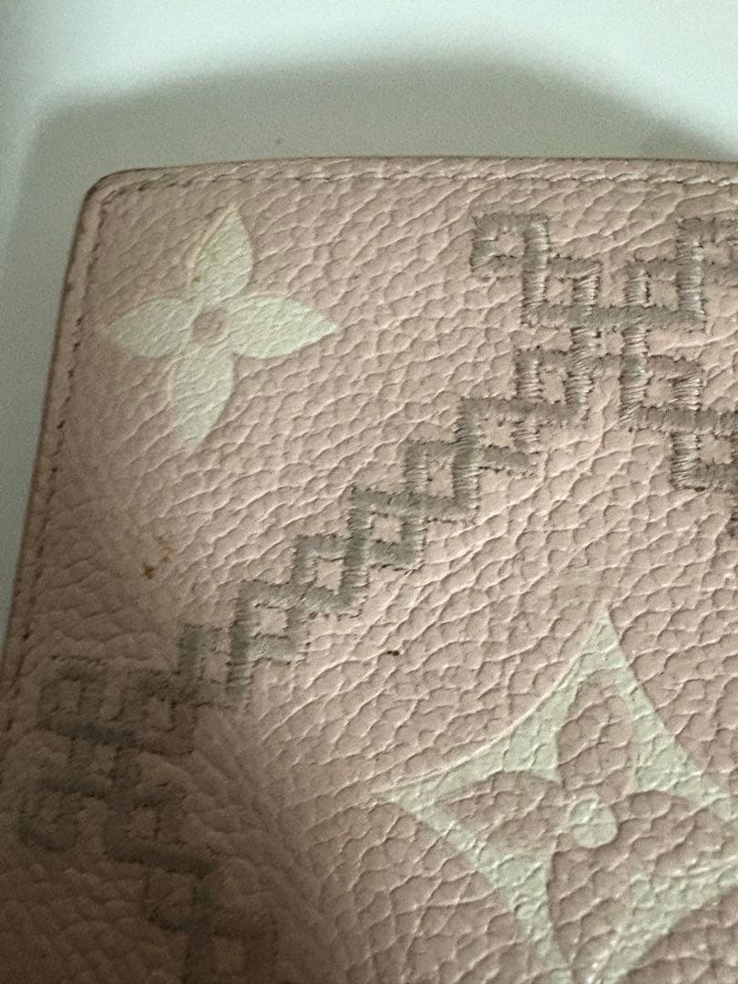 ルイヴィトン モノグラム アンプラント 2つ折り 折りたたみ財布 コンパクト