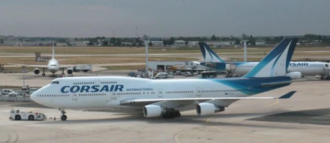 コルセール航空 Aviationtag B747 ホワイト