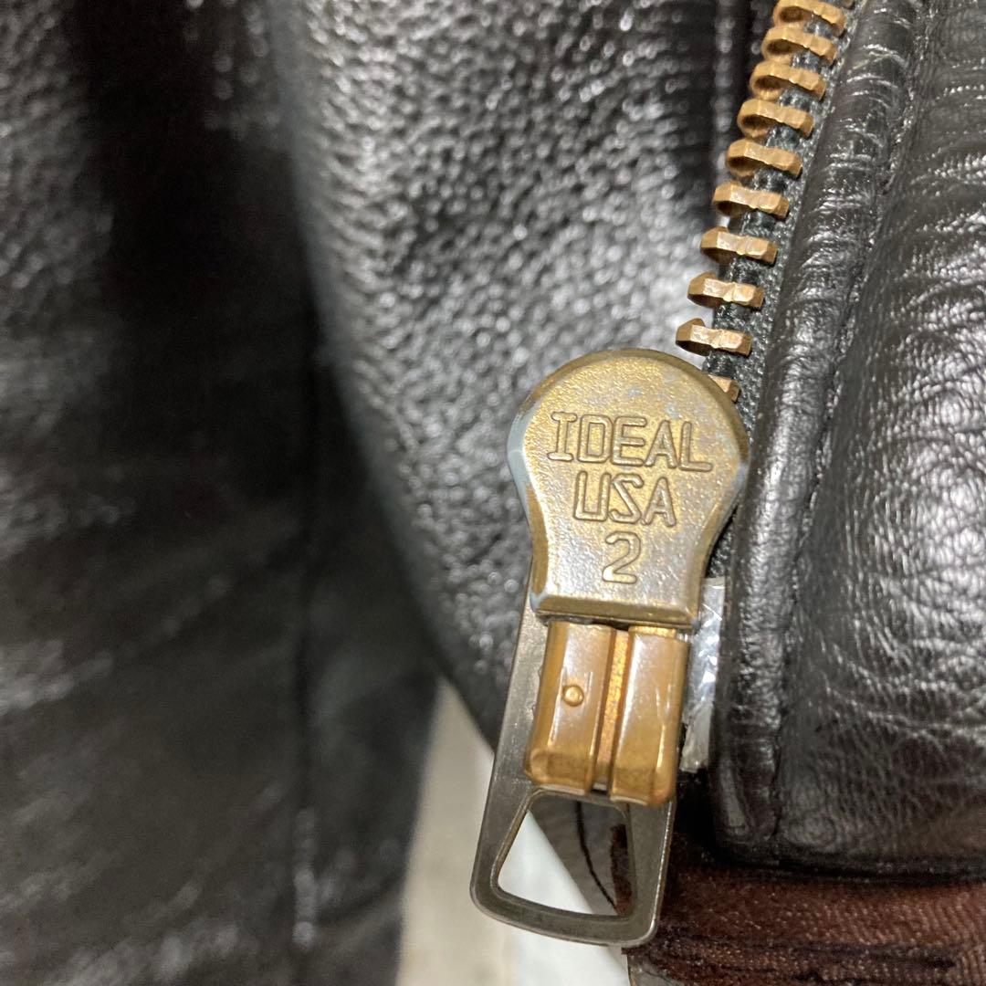 Schott ショット　シングルライダース　42 ダークブラウン　681