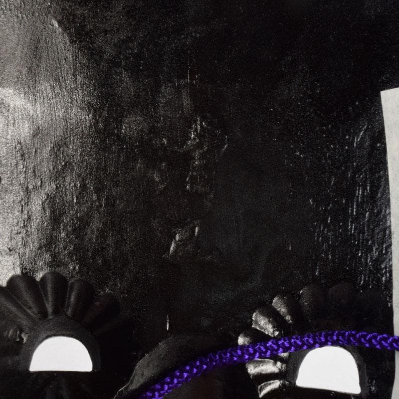 ちょんたろ 　吉備のおもて　能面　木彫　手名槌命　足名槌命　V　8790