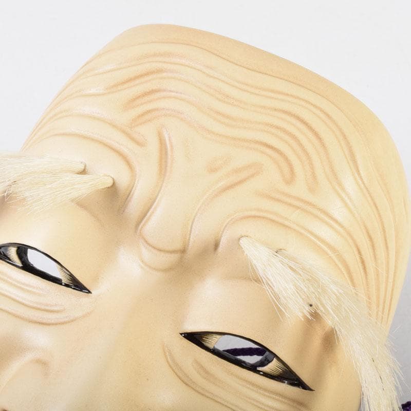 ちょんたろ 　吉備のおもて　能面　木彫　手名槌命　足名槌命　V　8790