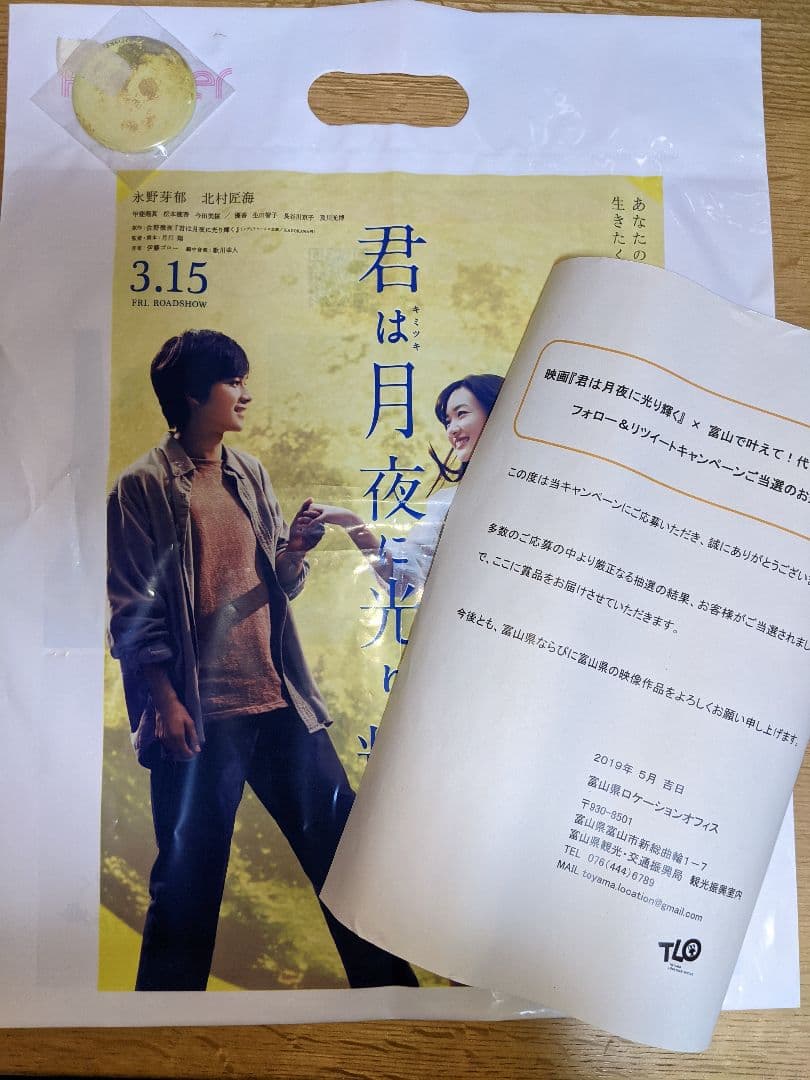 永野芽郁　グッズ　moment 君は月夜に光り輝く no cambia　3年A組