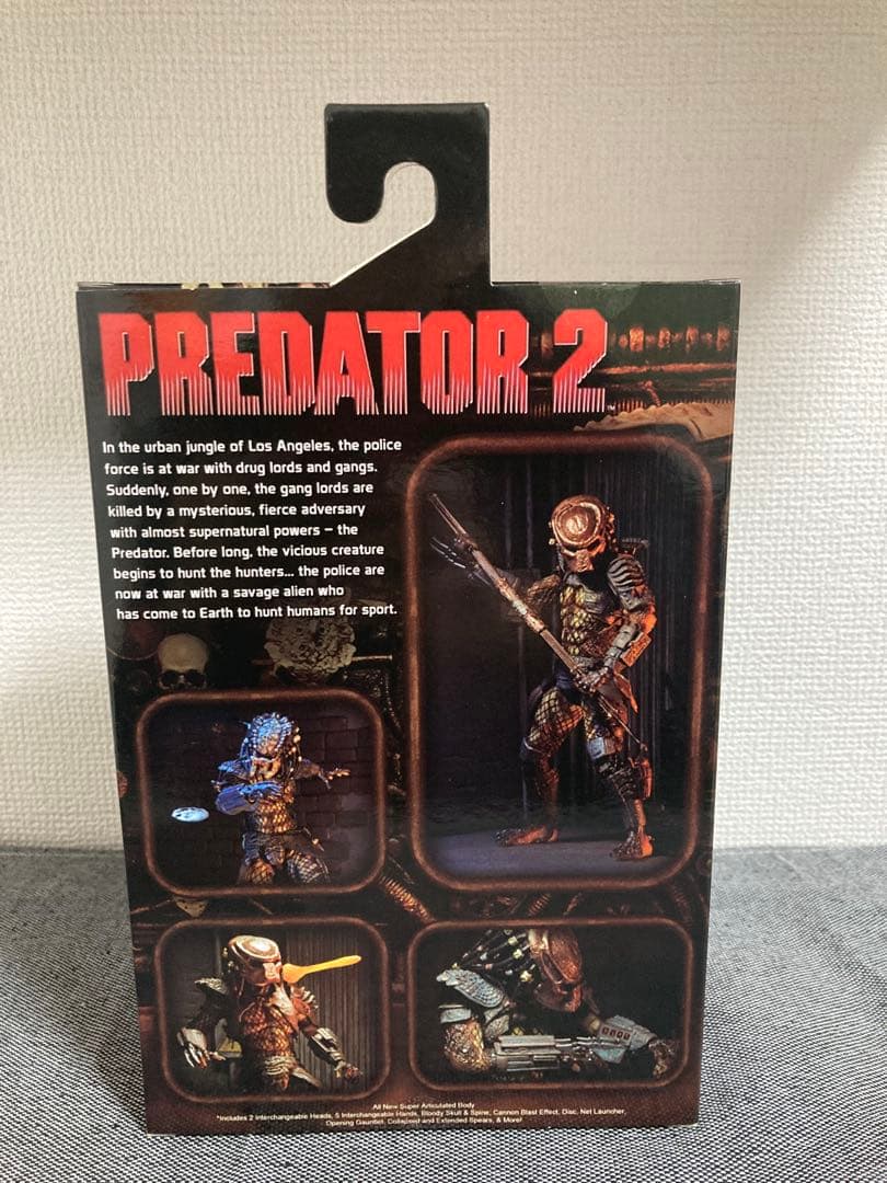 NECA ネカ　プレデター2 シティハンター　プレデター　未開封　再販版