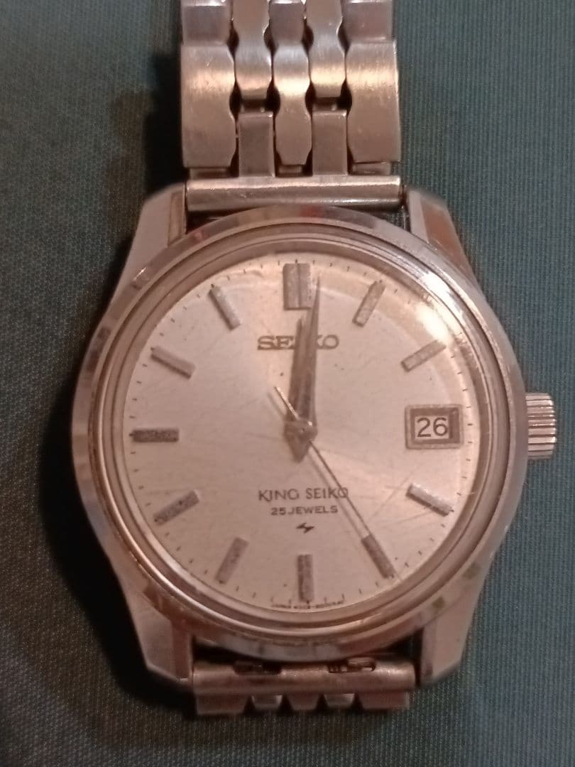 KING SEIKO 自動巻き時計 ステンレスバンド