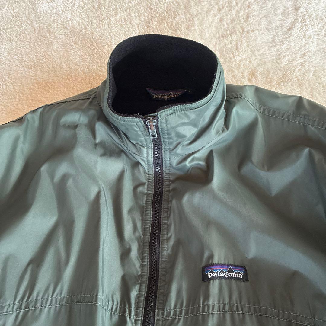 80s パタゴニア　シェルドシンチラ　L アルファグリーンブラック　デカタグ