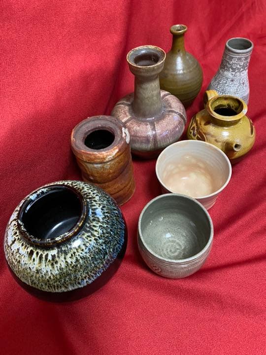 陶器　かなり古い　陶芸品　8個セット