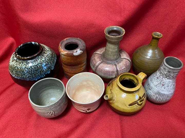 陶器　かなり古い　陶芸品　8個セット