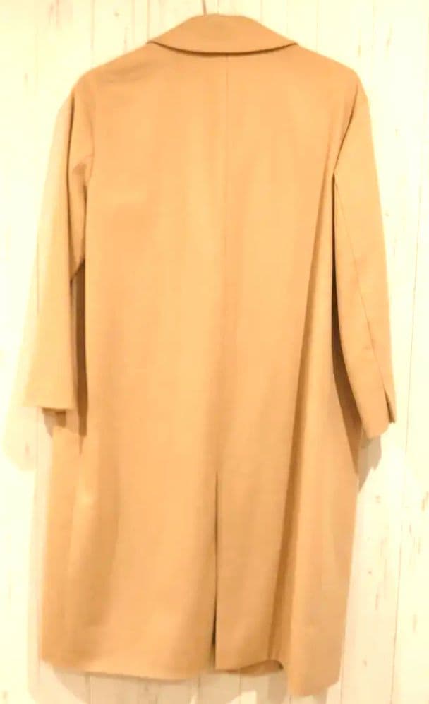 【中古】23区 キャメルベージュ チェスターコート 38