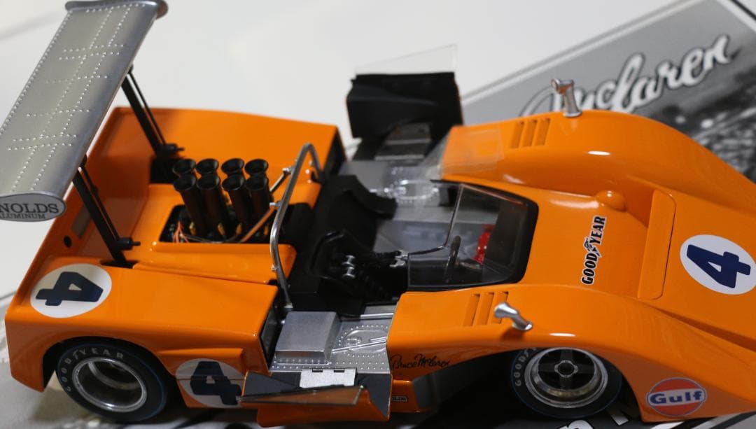 超貴重　GMP製１／１８ マクラーレン・シボレーＭ８Ｂウィング１９６９カンナム
