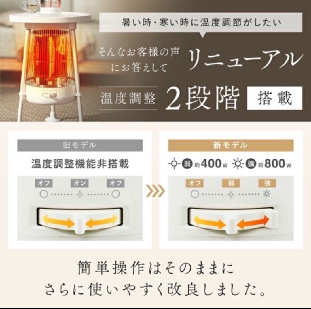 定価17600円！商品評価⭐︎4以上！NIPLIFE 360度全方位電気ヒーター