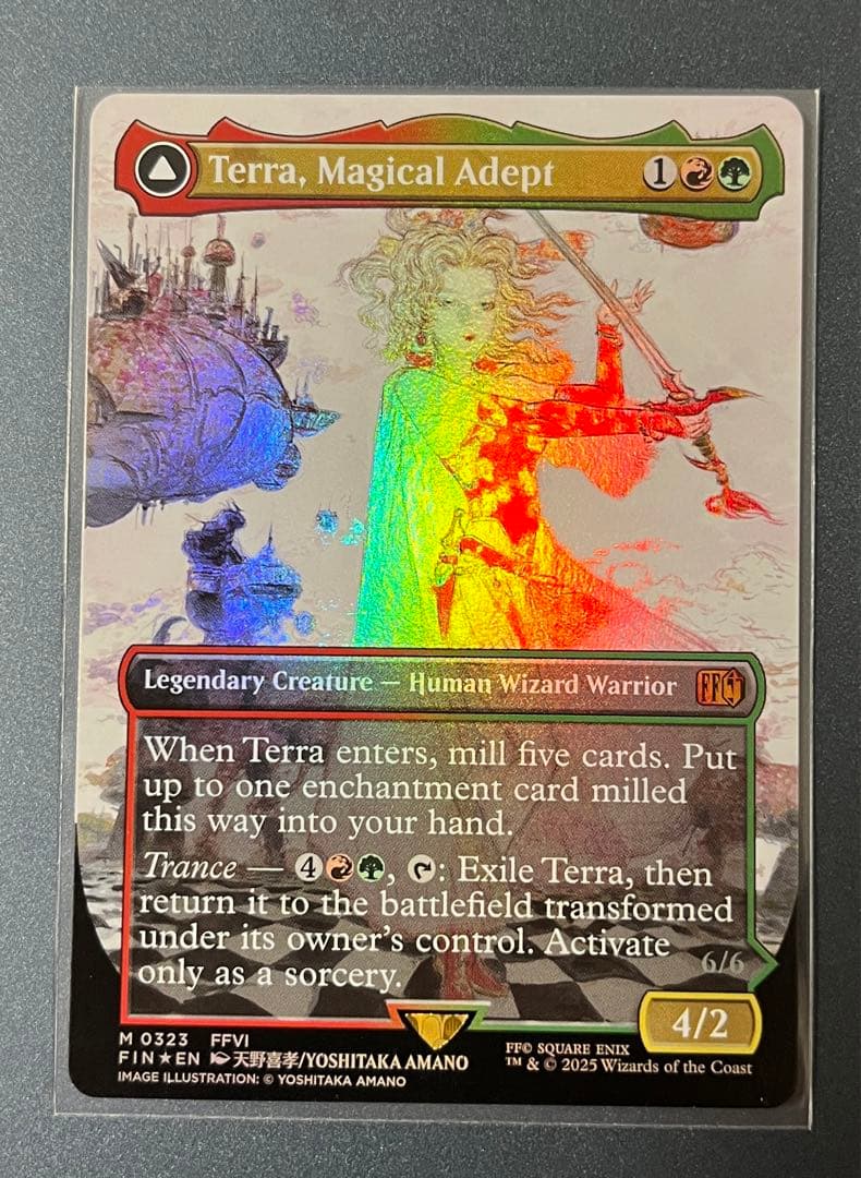 MTG 魔導戦士、ティナ/幻獣の血を引く少女、ティナ Foil 英語