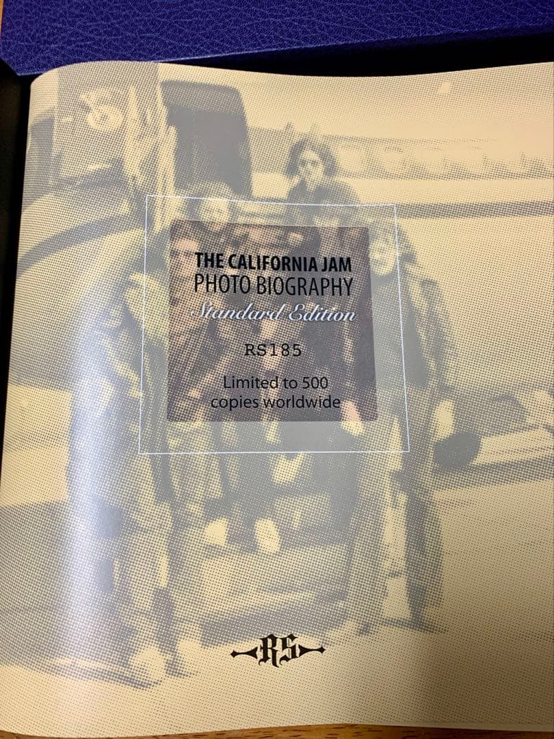 DEEP PURPLE カリフォルニアジャム 写真集　Rufus Stone