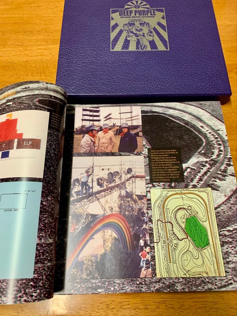 DEEP PURPLE カリフォルニアジャム 写真集　Rufus Stone