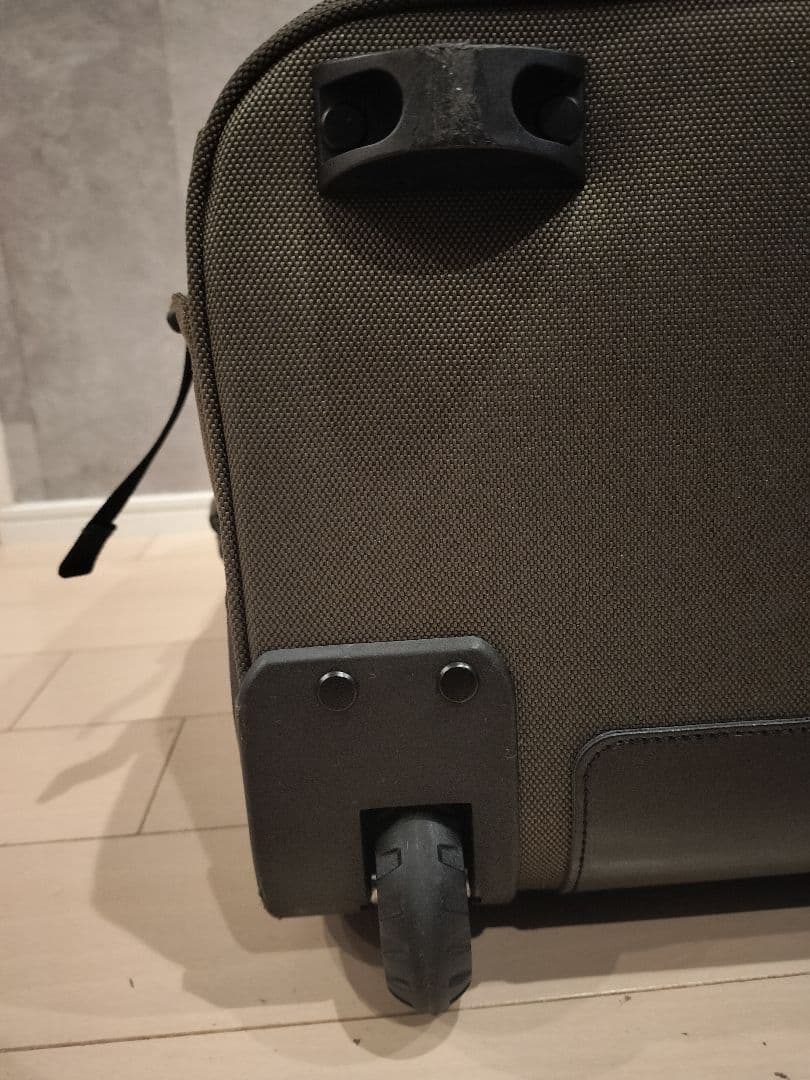 【美品】無印良品 撥水ソフトキャリーケース 40L　カーキ色