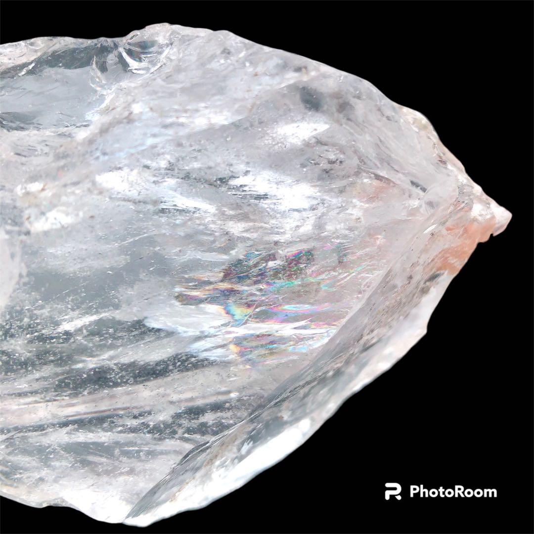 【ラスト一点再入荷】レインボー入りロッククリスタルプレート