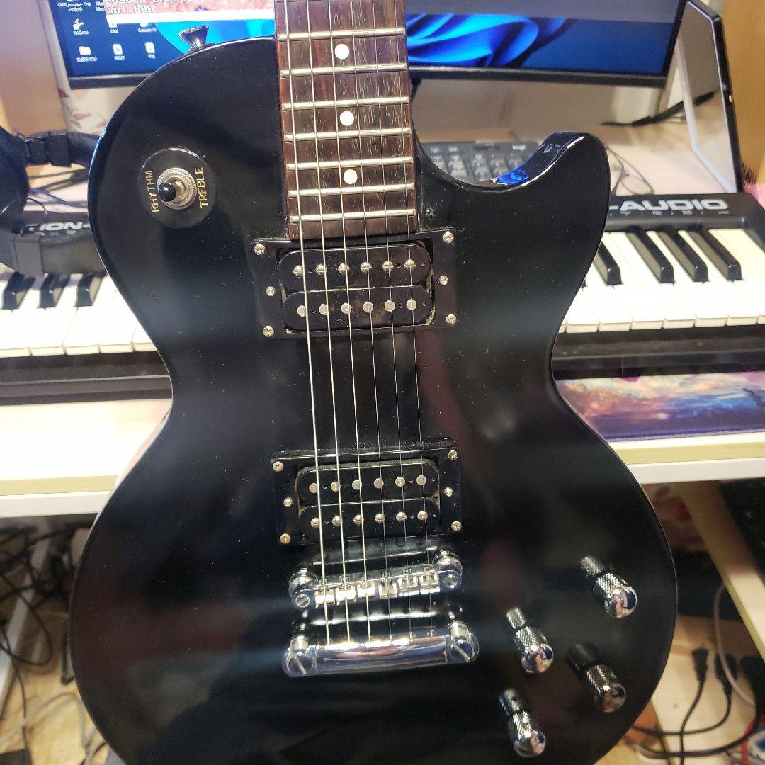 エピフォン レスポール スタジオ 黒⚠今月半ばでメルカリ引退なので出品消します