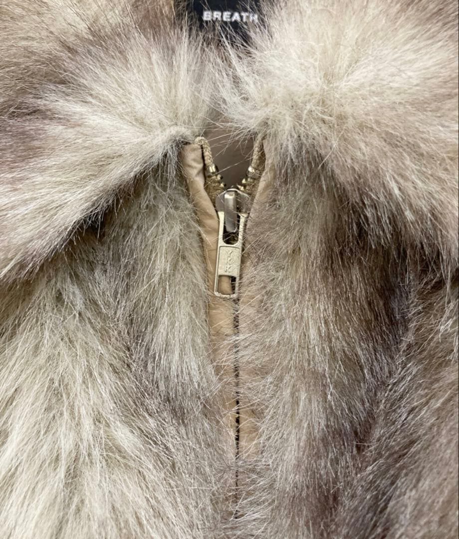 BREATH フォックスファー ジャケット グレー 24FW MOSS