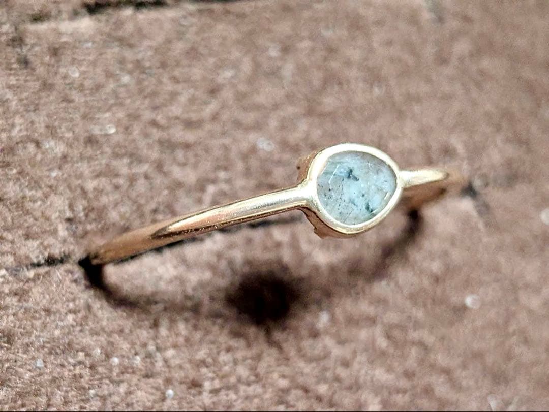 agete スタックリング ラブラドライト