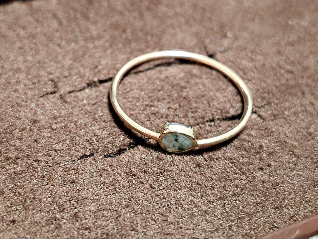 agete スタックリング ラブラドライト